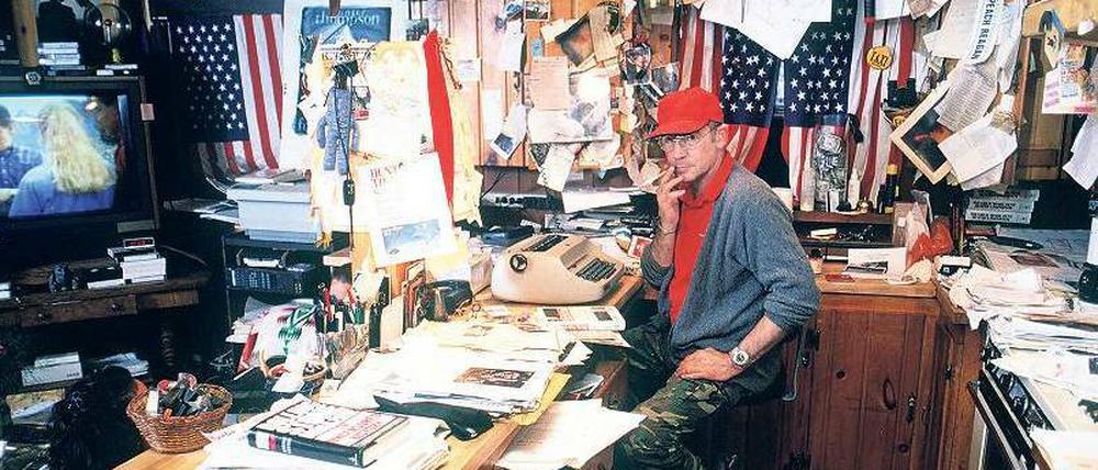 Thompson in seinem Arbeitszimmer.