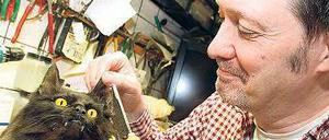 Seit über 40 Jahren präpariert Stephan Klaue Tiere.