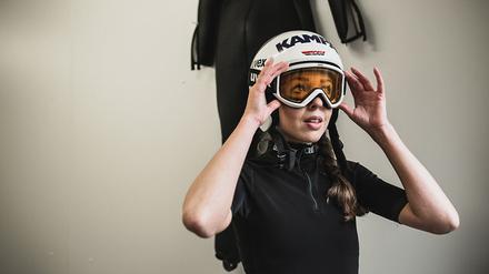 Blick nach vorn. Juliane Seyfarth will das Skispringen der Frauen populärer machen.