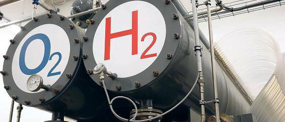 Wind zu Wasserstoff. Im Hybridkraftwerk in Prenzlau (Uckermark) werden Brennstoffzellen mit Windkraft geladen. Mit ihrer Energie kann man etwa Autos grün betanken. Die lokale Firma Enertrag verkaufte so ein Kraftwerk nun nach Frankreich.