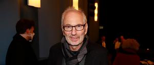 Eugen Ruge 2021 im Filmmuseum Potsdam, wo er Wolfgang Kohlhaase zum 90. Geburtstag gratulierte.