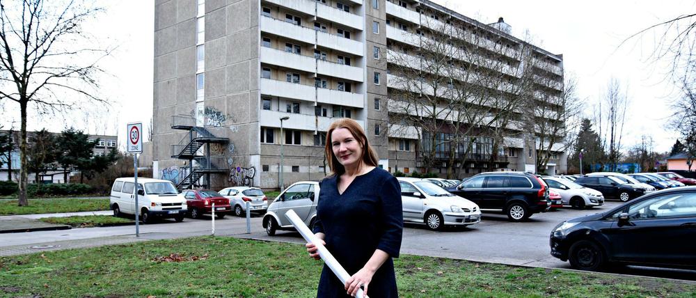 Die Architektin Friederike Schwalbe würde das Bürgerzentrum in Hohenschönhausen gerne erhalten.