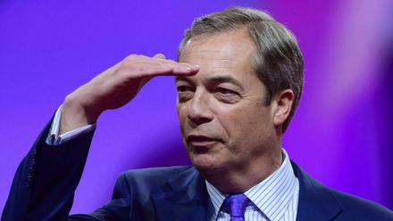 Der Vorsitzende der Brexit-Partei, Nigel Farage.