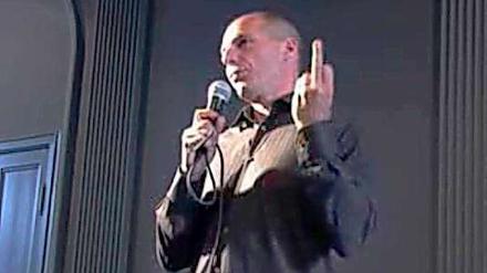 Die umstrittene Sequenz aus dem Video von der Veranstaltung in Zagreb am 15. Mai 2013. 