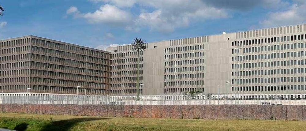 Der Neubau der BND-Zentrale an der Chausseestraße.