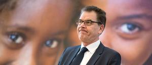 Bundesentwicklungsminister Gerd Müller (CSU) im Januar bei einer Konferenz mit dem Motto "Jedes Kind erreichen".