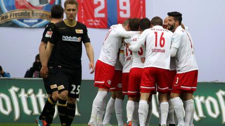 Union trauert, RB feiert: Gefühlslagen beim 3:2 des Aufsteigers.