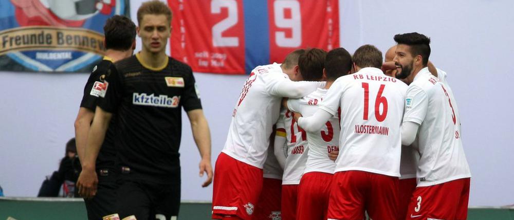 Union trauert, RB feiert: Gefühlslagen beim 3:2 des Aufsteigers.