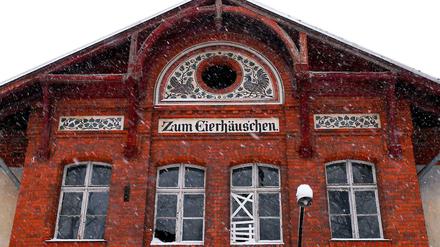 Das Eierhäuschen, noch eine Ruine.