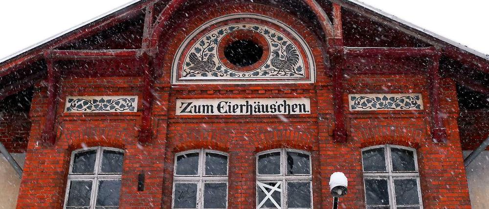 Das Eierhäuschen, noch eine Ruine.