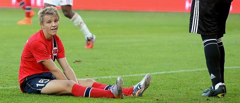 Bloß nicht abheben: Martin Ödegaard.