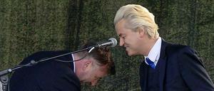 Lutz Bachmann und Geert Wilders.