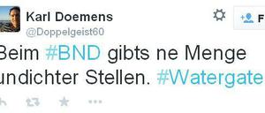 Die Twitter-Gemeinde lacht über den BND.