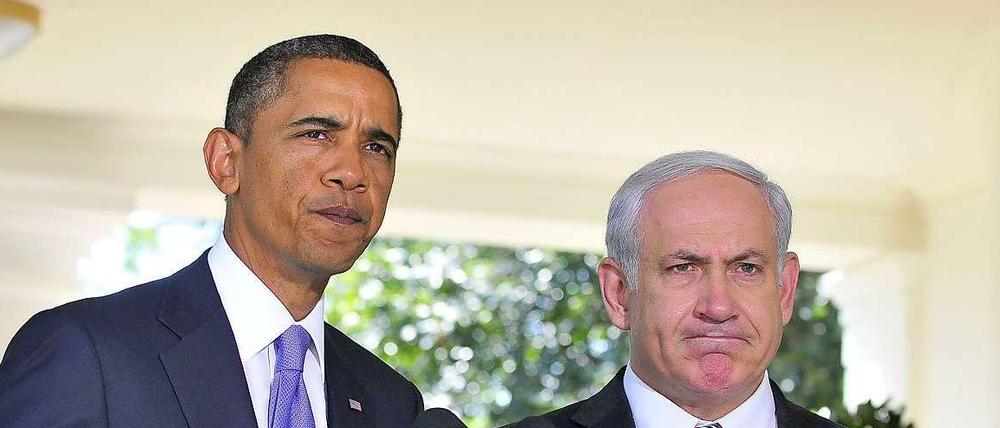  Barack Obama und Benjamin Netanjahu: Der US-Präsident is not amused von der Nachricht, dass Israel die Atomverhandlungen mit dem Iran ausspioniert hat.