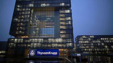 Die Zentrale des Stahlkonzerns ThyssenKrupp in Essen.