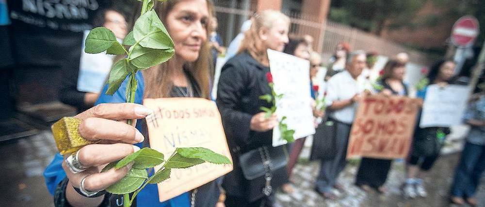 Forderung nach Gerechtigkeit. Demonstranten in Buenos Aires verlangen, dass der Tod von Alberto Nisman aufgeklärt wird. 