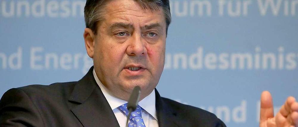 Wirtschaftsminister Sigmar Gabriel (SPD).