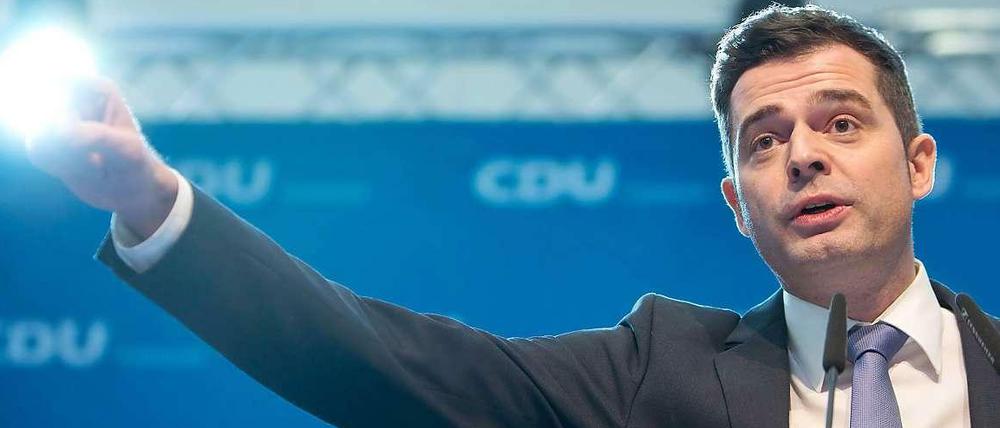 Stichelt gegen die Bundes-CDU: Mike Mohring, der neue Landeschef der CDU Thüringen.