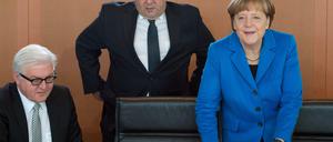 Steinmeier, Gabriel, Merkel: Bislang regierten die Großkoalitionäre ruhig durch. Das ändert sich nun.