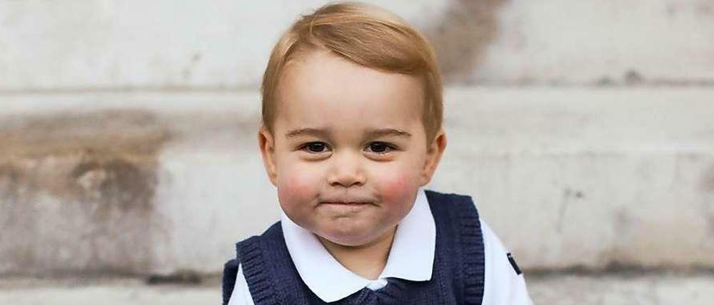 Ganz der Vater. Prinz George, Sohn von Catherine, Herzogin von Cambridge, und William, Herzog von Cambridge.