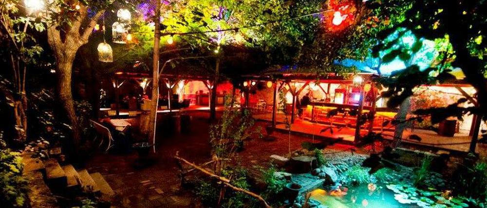 Das Wochenende wird mild, sodass man im Outdoor-Bereich des Chalet nur ein bisschen friert. 