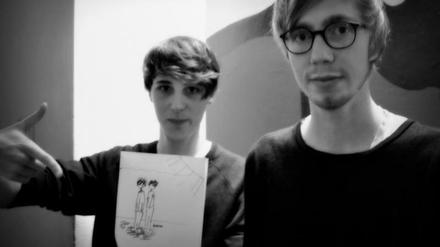 Künstlerisch wertvoll. Ein Selbstportrait von Ozean (Andreas Huber) und Egokind (Jan Hammele). 