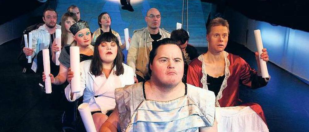 Die Theatergruppe RambaZamba spielt ihr Stück "Lost Love Lost" in der Kulturbrauerei.