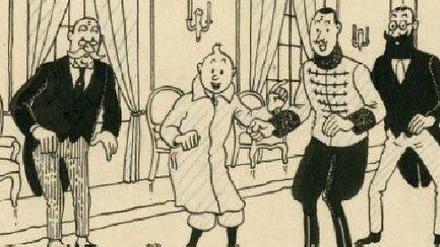 Sammlerstück. Diese Hergé-Zeichnung wurde jetzt versteigert.