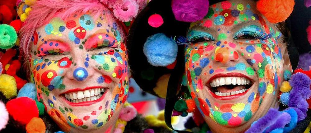 Weiberfastnacht in Düsseldorf.