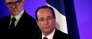 Ein Duo für Griechenland: EU-Währungskommissar Pierre Moscovici (links) und Frankreichs Staatschef François Hollande.