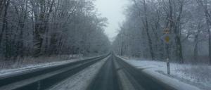 Weihnachten 2014. Es schneit, es schneit, auch hier in Berlin-Spandau. 