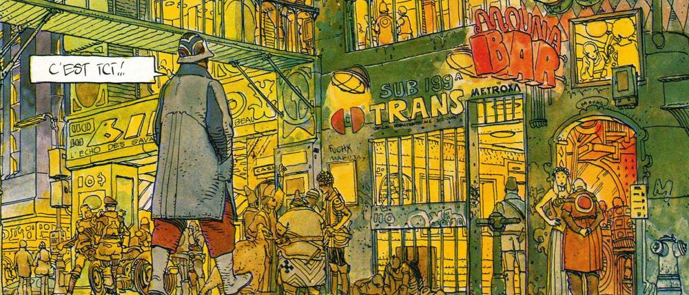 Vorbild für den Look von "Blade Runner": "The Long Tomorrow" von Moebius.