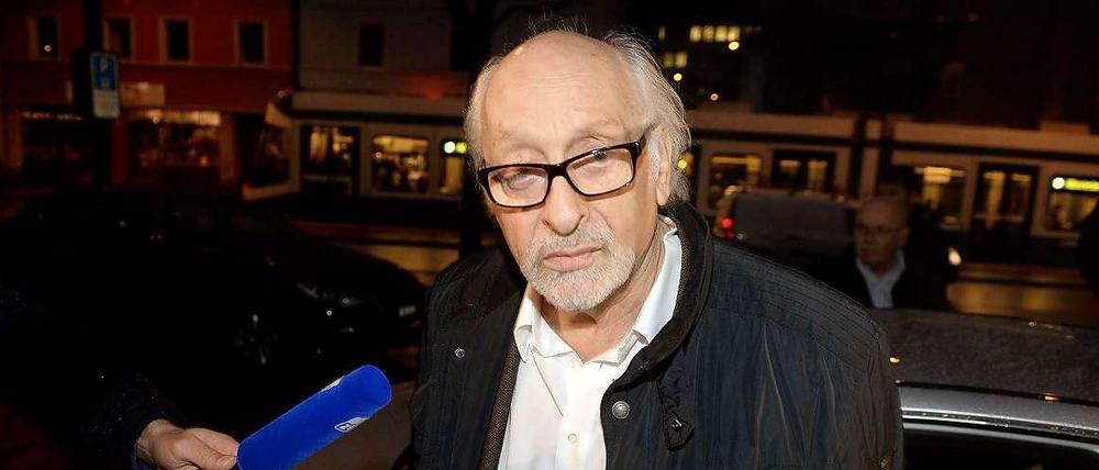 Karl Dall am Dienstag bei der Ankunft am Gericht.