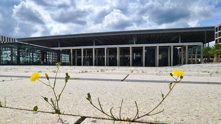 Stützenwald mit Dach: Der BER-Entwurf ist banal.