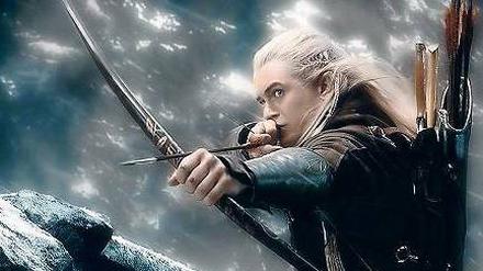Zielsicher. Der Elbenkrieger Legolas (Orlando Bloom) hat den Bogen raus. 