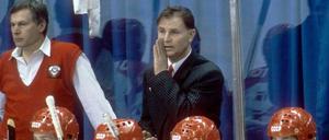 Legende an der Bande: Tichonow glich in seinem Auftreten oft einem General.