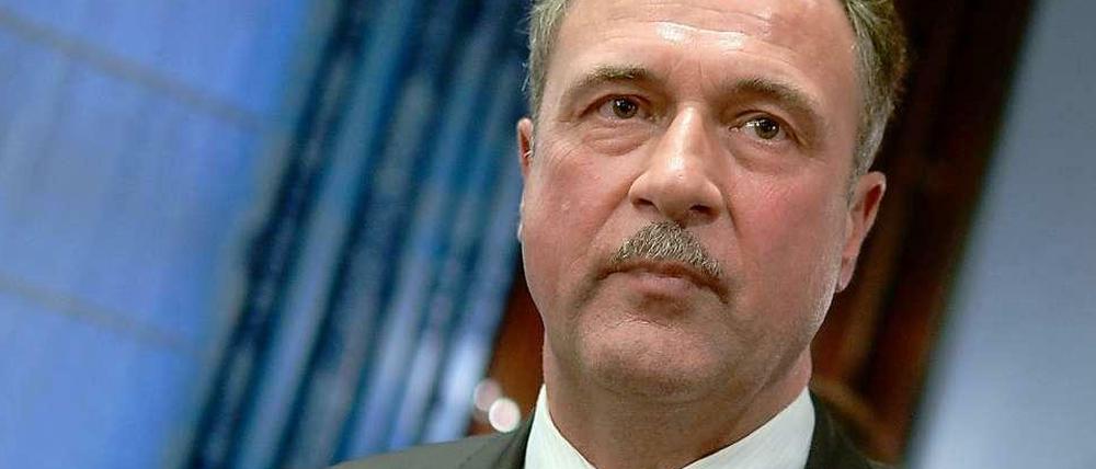 Der GDL-Vorsitzende Claus Weselsky
