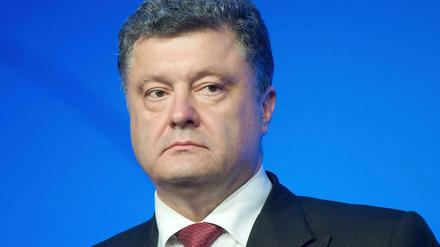 Petro Poroschenko, Präsident der Ukraine.