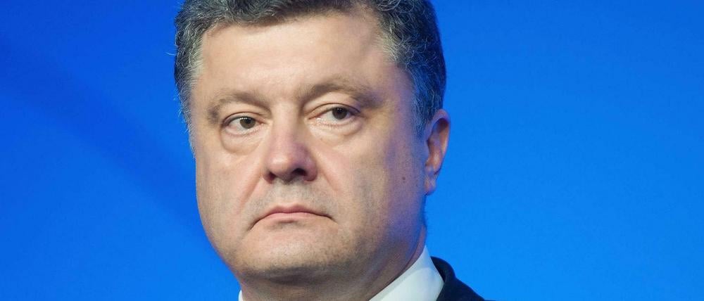 Petro Poroschenko, Präsident der Ukraine.
