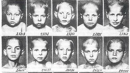 Fahndungsbilder eines Instituts der sowjetischen Geheimpolizei, Ende der 30er Jahre.