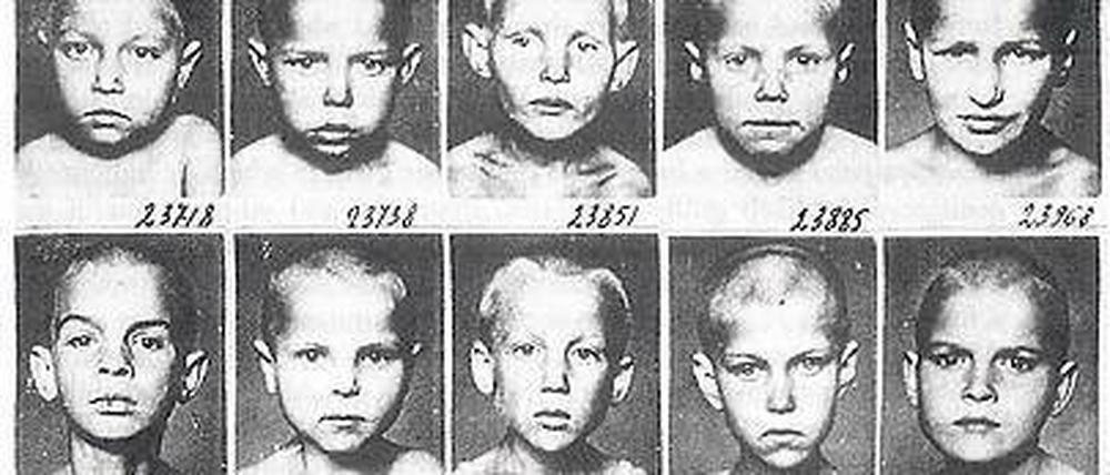 Fahndungsbilder eines Instituts der sowjetischen Geheimpolizei, Ende der 30er Jahre.