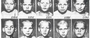 Fahndungsbilder eines Instituts der sowjetischen Geheimpolizei, Ende der 30er Jahre.