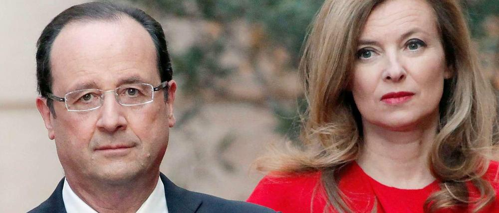 Valerie Trierweiler und Frankreichs Präsident François Hollande.