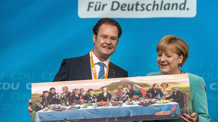 Tankred Schipanski, Angela Merkel