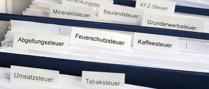 Für alles eine Steuer. Für Kapitalerträge gilt bislang eine Abgeltungsteuer von 25 Prozent.