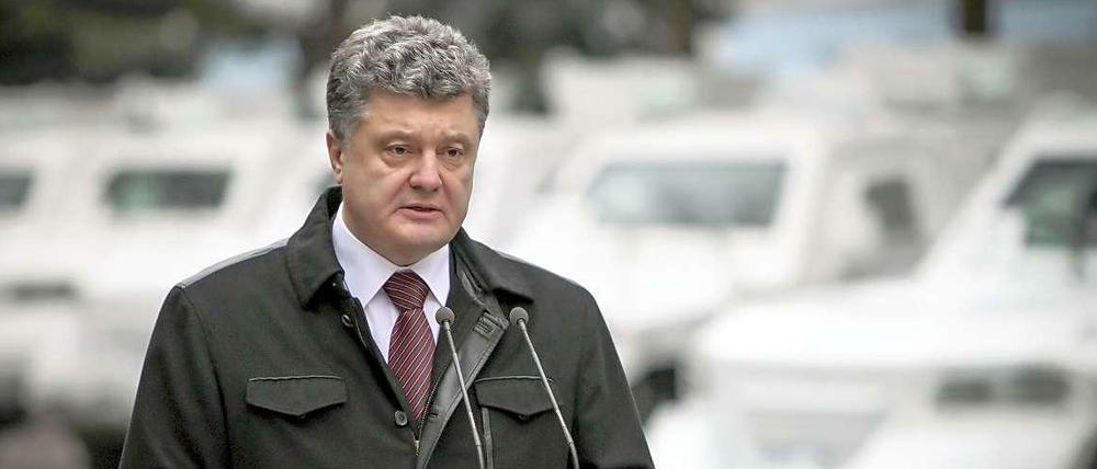 Der ukrainische Präsident Petro Poroschenko.