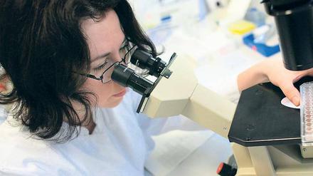 Unter der Lupe. An der TU beschäftigen sich Studierende im Rahmen des Programms „Gender Pro MINT“ mit Vielfalt und Geschlechtergerechtigkeit in den Technikwissenschaften.