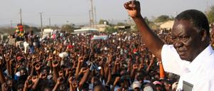 Michael Sata während des - verlorenen - Wahlkampfs 2006