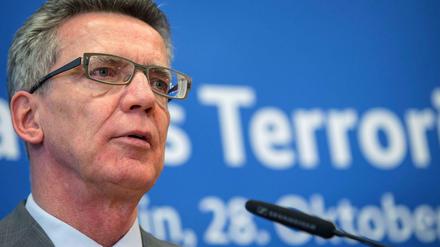 Bundesinnenminister Thomas de Maizière