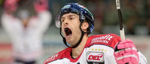 Keiner jubelt so oft bei den Eisbären. Petr Pohl.